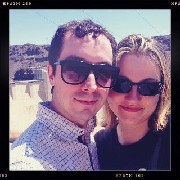 Ben Dorrough; and Sarah Derry at Hoover Dam